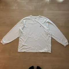 ホワイト 長袖カットソー