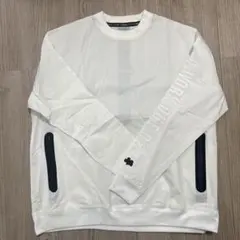 LUXE/R ホワイト 長袖シャツ サイドポケット付き