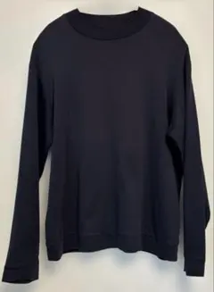 【グリーンレーベルリラクシング 】L/A ポンチ モックネック Tシャツ