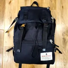MAKAVELIC　リュック　ブラック　男女兼用 　マキャベリック