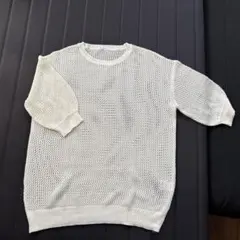 メッシュニット　ホワイトのサムネイル