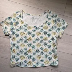 UT × PAUL & JOE 花柄クロップドTシャツ