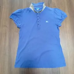 バーバリーブルーレーベル　ノバチェック　トップス　フリル　ホース