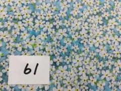 61、2月SALE開催中　リバティ　ペタルウィッシュ　水色　54×15cm