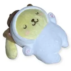 美品 ポムポムプリン　コスチューム　着ぐるみ　ぬいぐるみ　サンリオ　ふわふわ