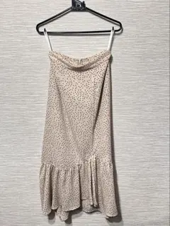 N. NATURAL BEAUTY BASIC ドット柄フレアスカート