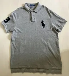 【美品 現行モデル】ポロ ラルフローレン ビッグポニー ポロシャツ XL グレー ラルフローレン ビッグポニー ポロシャツ XL (LL) グレーカラー - メルカリ
