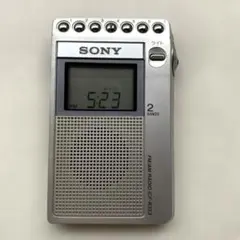 레트로 稼働品ポケットラジオ SONY ICF-R353 FM/AM ラジオ