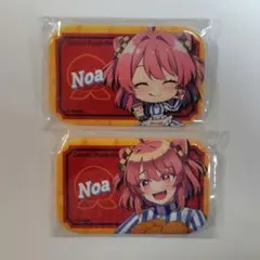 カラフルピーチ のあ Wendy'sのコラボ缶バッジ 2種セット