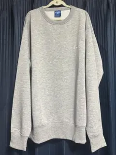 【新品未使用】チャンピオン スウェット XXL グレー 速乾 ドライ素材 大きめ