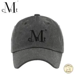 【大人気✨】mucent Logo cap Dying grey denim