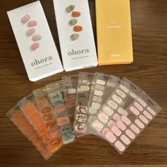 【まとめ売り】ohora ネイルシール 開封済み　新品2セットあり