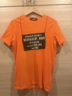 DSQUARED2 オレンジ Tシャツ XS