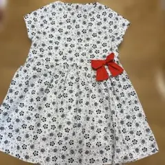 プチバトー　花柄ワンピース 18m81cm