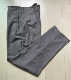 ZARA ザラ　パンツ　ハイウエストパンツ(ブラウン)