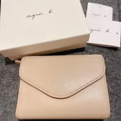 agnès b. ベージュ 名刺入れ - メルカリ