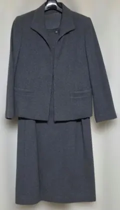 フォーマルスーツ水玉ワンピースジャケット付入学卒業通勤着結婚式記念撮影