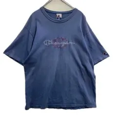 90s Champion 刺繍ロゴTシャツ USA製 メンズL