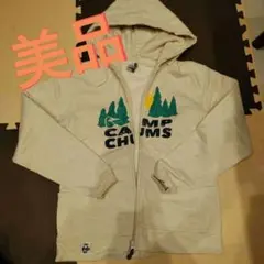 美品、チャムス、CHUMS、 キャンプパーカー 、グレーのサムネイル