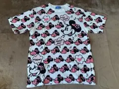 ミニーマウス プリント 半袖Tシャツ