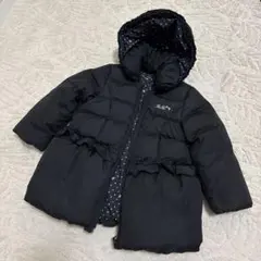 べべ　ダウンコート　黒　100