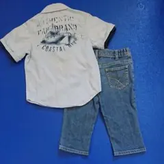 お値下げ！GAP半袖シャツ ユニクロデニム セット 110