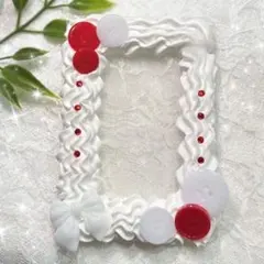 トレカケース⭐︎ホイップデコ⭐︎ボタン