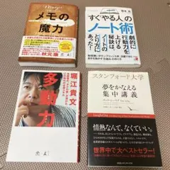 メモの魔力他、自己啓発本セットのサムネイル