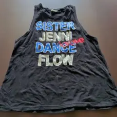 Sister Jenni タンクトップ 黒 スパンコール　130のサムネイル