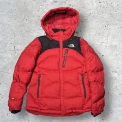 The North Face フード付きダウンジャケット レッド　　※52