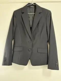 【美品】黒 洗えるテーラードジャケットPERSON'S SUITS STYLE