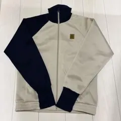 Reebok トラックジャケット/ M ベージュ/ネイビー/アシンメトリー