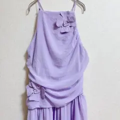 ANGEL BIBA パーティー ドレス ラベンダー 発表会 【XL】