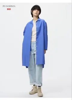 JWAオープンカラーオックスフォードシャツワンピース　ユニクロ　XL