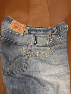 Levi's スタッズデニム　リメイク