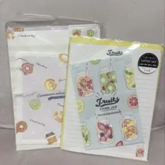 レターセット　便箋　平成 平成ファンシー スイーツ ドーナツ フルーツ