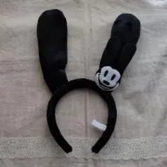 Disney　オズワルド　カチューシャ　黒　ディズニー
