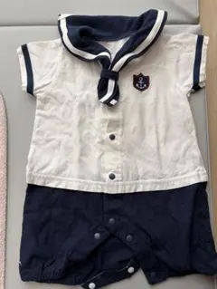 セーラー襟ロンパース