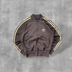 【極希少カラー】00s adidasアディダストラックジャケット ブラウン S