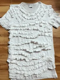 RED VALENTINOフリル ストレッチカットソーTシャツ レッドバレンチノのサムネイル