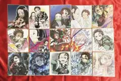 鬼滅の刃 全集中展 複製ミニ色紙 15枚セット 炭治郎 禰豆子等