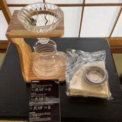 HARIO V60オリーブウッドスタンドセット