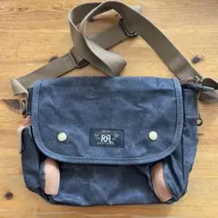 RRL‼️Ralph Lauren Double RL ショルダーバッグ グレー