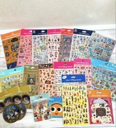 新品未開封　ディズニーリゾート　シー　ステッカーまとめ売りセット　おまけ付き