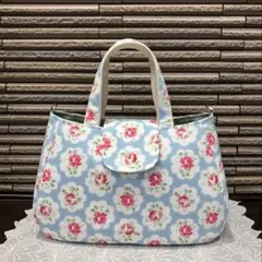 ハンドメイド＊蓋付きトートバック・キャスキッドソン