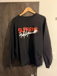 Supreme × Yohji Yamamoto ブラック スウェット Mのサムネイル
