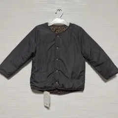 【新品✨】バースデイ リバーシブル 中綿ジャケット 黒色 ヒョウ柄 アウター