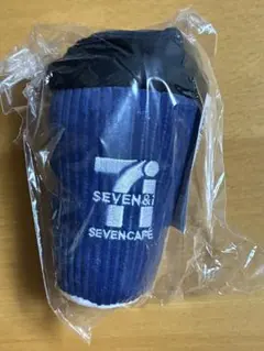 Happyくじ セブンイレブン B賞 セブンカフェ ぬいぐるみチャーム ネイビー