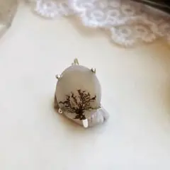 デンドリティックアゲート イヤーカフ シルバー925 D