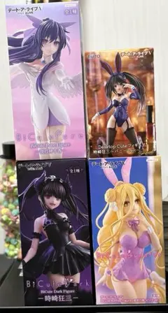 デート・ア・ライブ　フィギュア4種まとめ売り　Bicute Desktop
